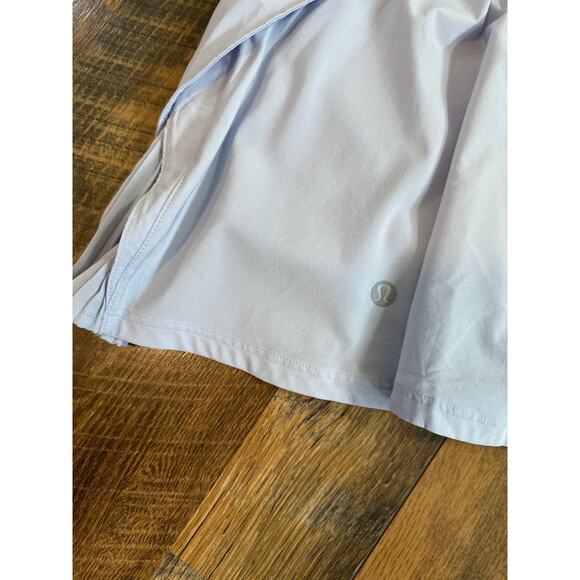 Lululemon Play Off The Pleats Skirt 13" Cool Breeze Size 10 - Picture 3 of 4